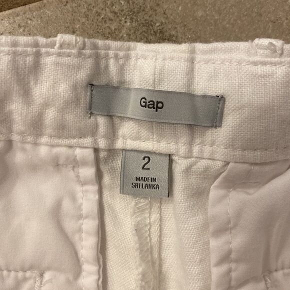 Gap 2 Regular Straight Leg Fit Trouser Pants Belt Loops - Picture 5 of 6